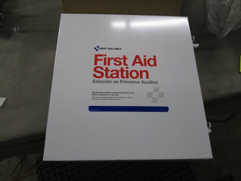Metal First Aid Station...