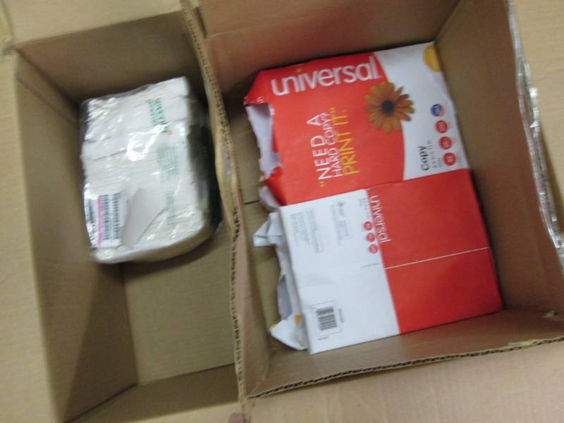 4 Reams  Copy Paper, First Aid case...