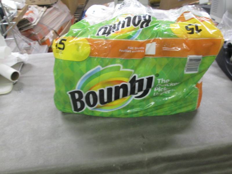 Open Package Bounty Paper Towels Fu...