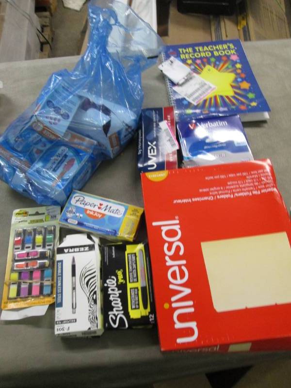 4 Boxes Arrowhead Erasers, File Fol...