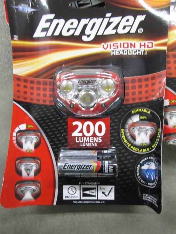 4 Energizer Vision HD Headlights Re...