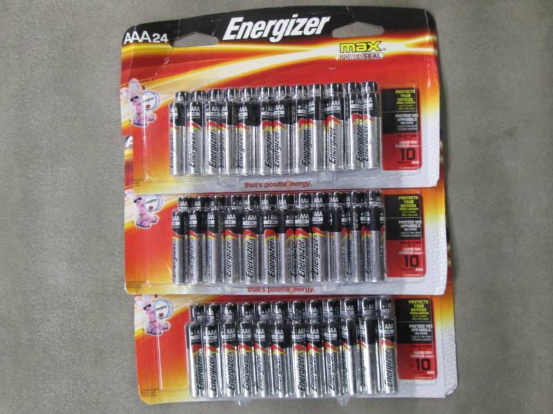 3 Packs of 24 Energizer AAA Max Bat...