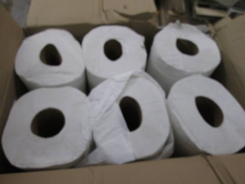 Damaged Case of Centerpull Towels- ...