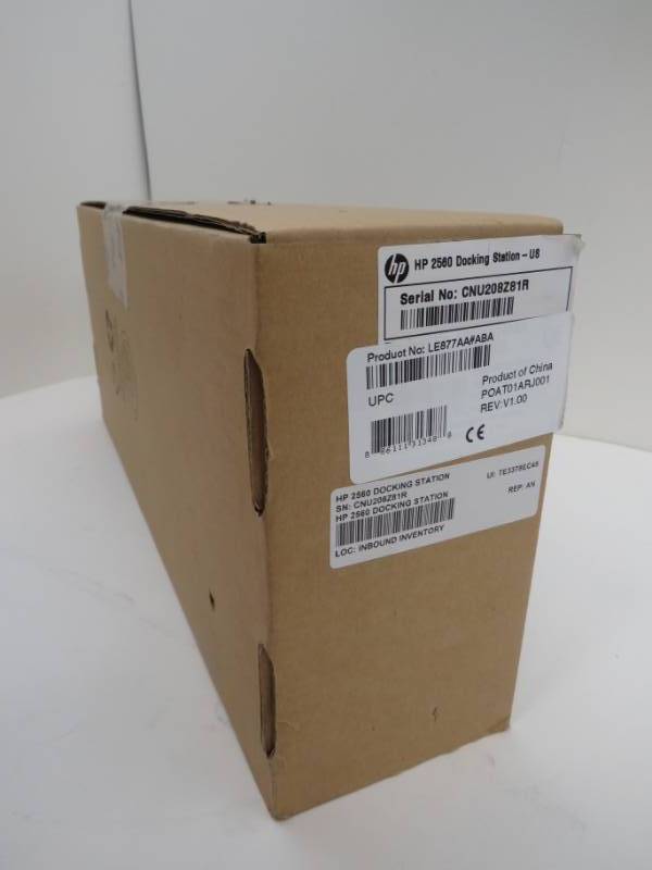 Lot of 4 HP 2580 Docking Station still in the box.