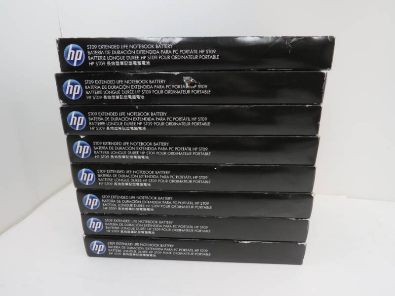 Huge lot of HP extended life notebook batteries