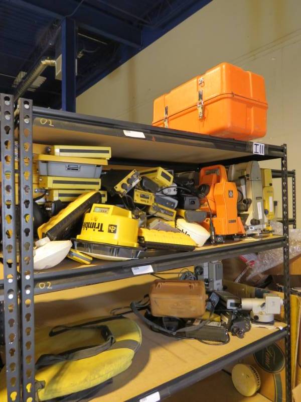 Huge lot of Survey equipment everything in the pictures must go in lot