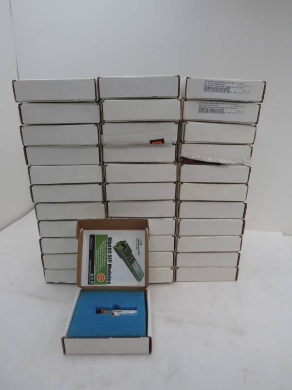 Lot of Gigabit SFP Modules still in the box and ready to go