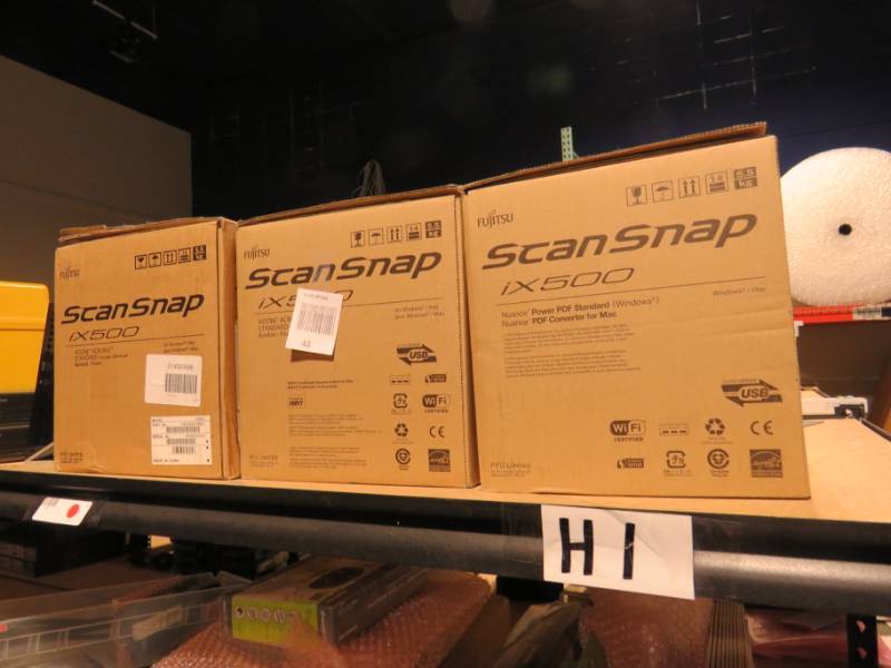 Lot of 3 Scan Snaps document scanner still in the box