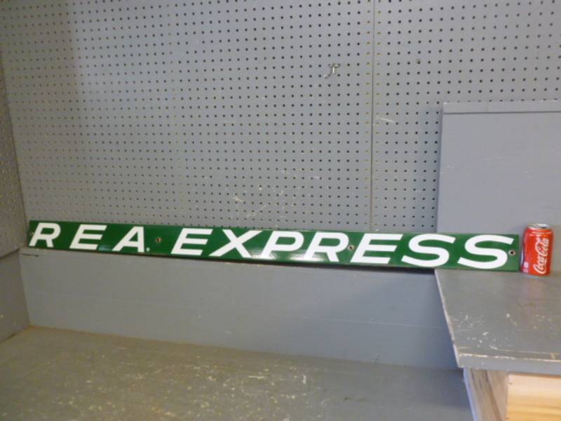 lot 13 image: Porcelain Sign