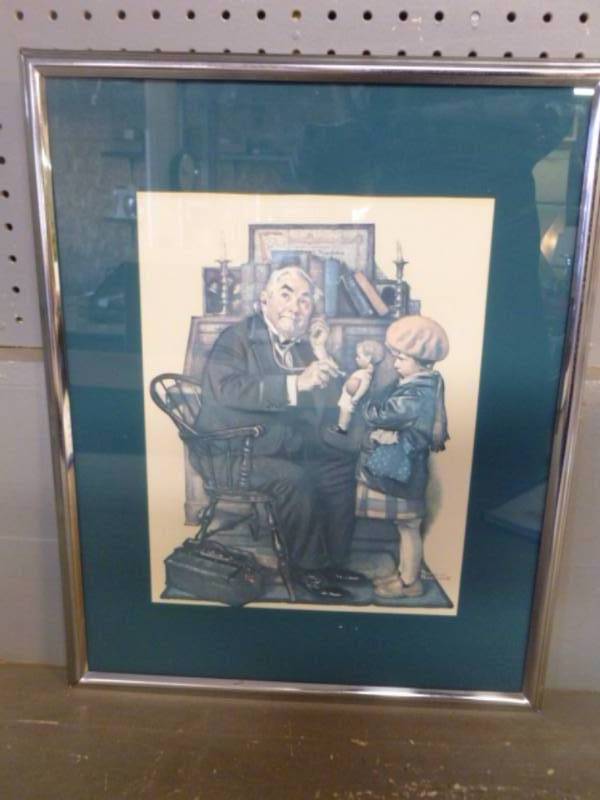lot 84 image: Norman Rockwell Print