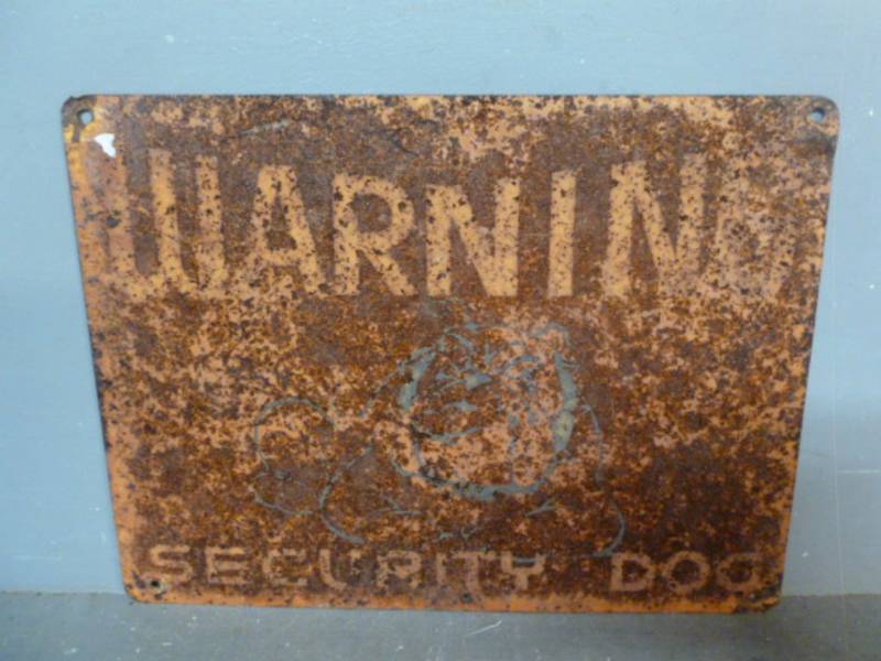 lot 140 image: Vintage Sign