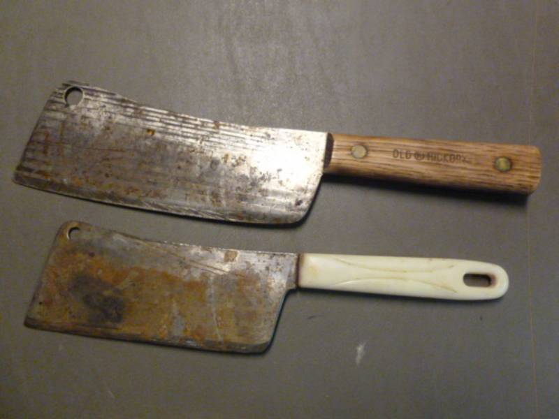 lot 141 image: Vintage Cleaver Knives