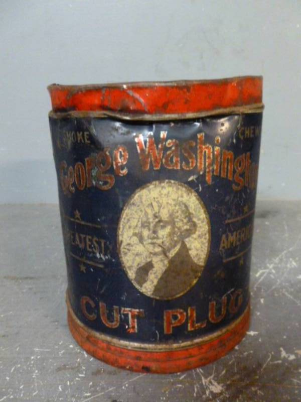 lot 154 image: Vintage Tobacco Can