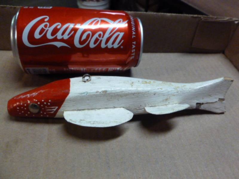 lot 160 image: Vintage Spearing Decoy