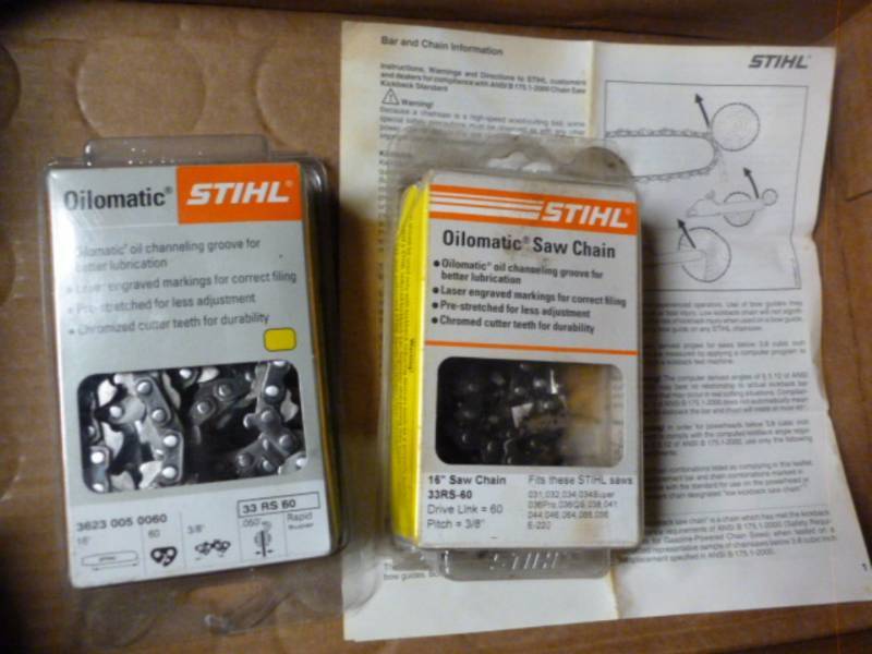 lot 202 image: Stihl Saw Chains