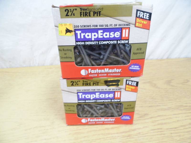Grip Tite 2 Boxes Trap Ease Screws