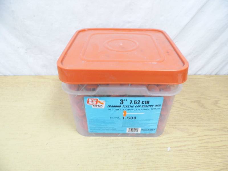 Grip Tite Plastic Cap Roofing Nails