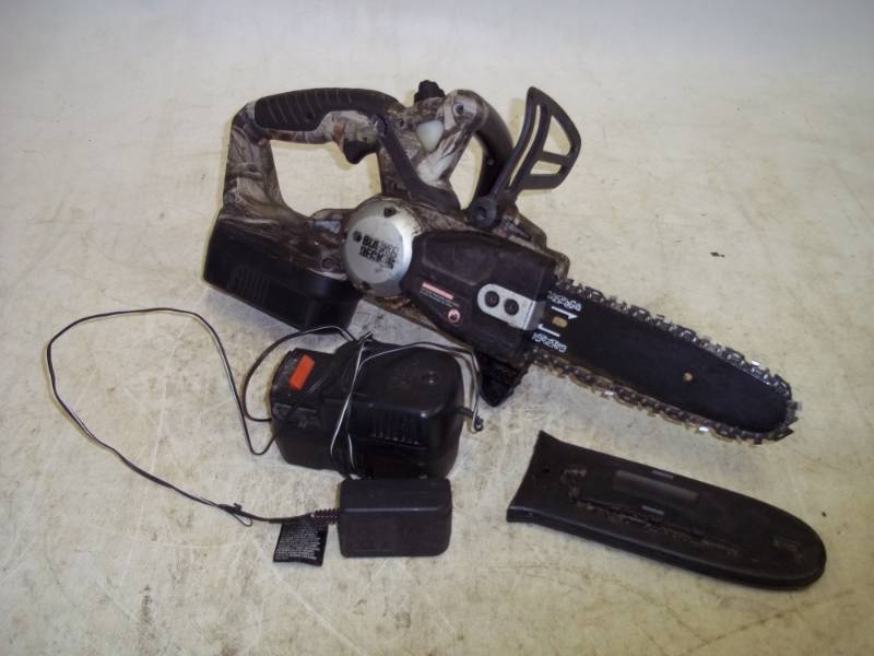 Cordless 8 Chain Saw, Tested and works