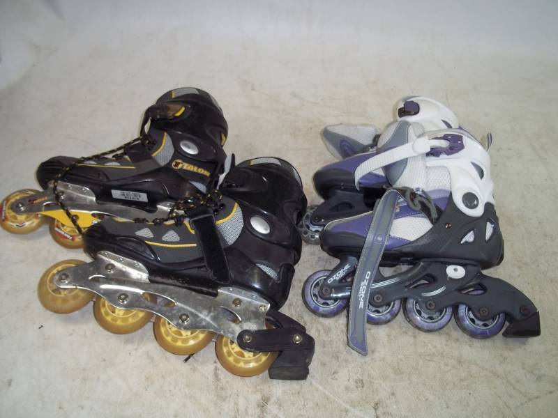 2 Pair of Roller blades, 6 boys and 13 Girls