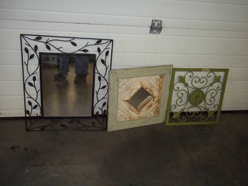 Metal Dcor with Mirrors