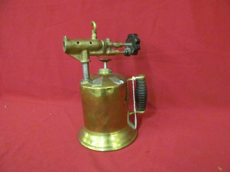 lot 81 image: brass blow torch