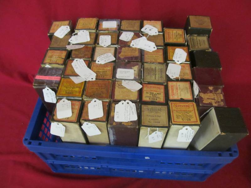lot 105 image: vintage Super tone music rolls