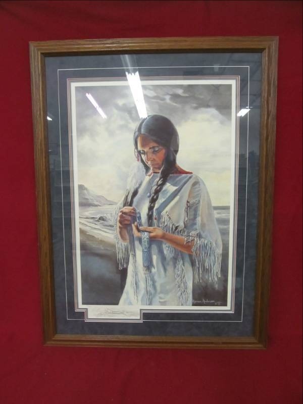 lot 117 image: Marian Anderson  print