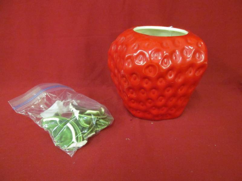 lot 163 image: McCoy Strawberry cookie jar