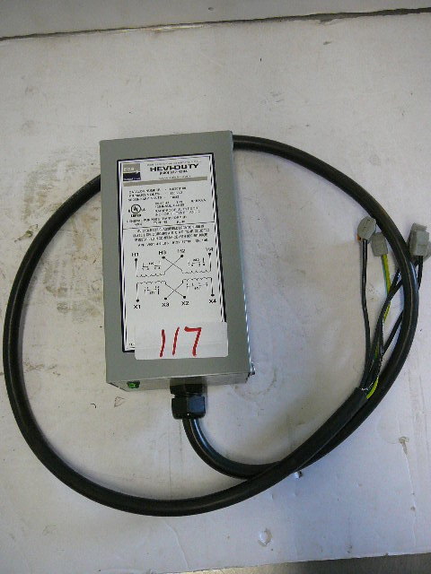 lot 117 image: EGS  Hevi Duty General Purpose Transformer