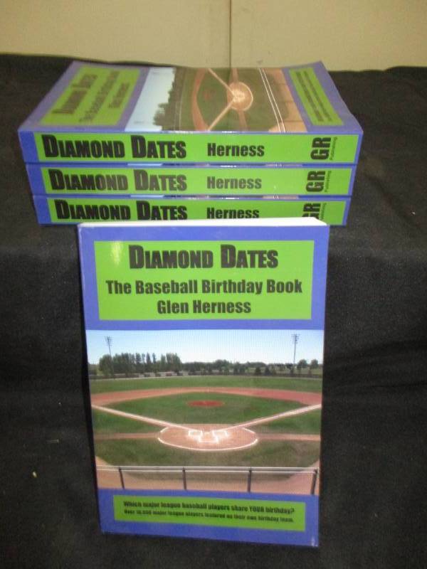 4 Autographed Books Of Major League Baseball Players from Minnesotas Birthdays