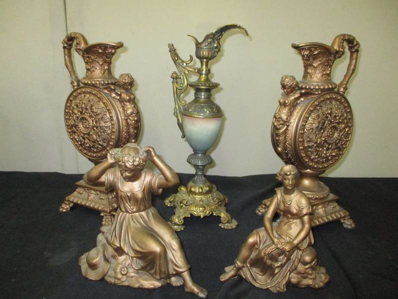 Metal Cherub Decoration