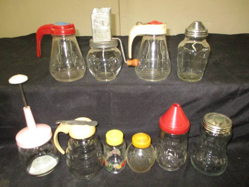 Vintage Sugar and Syrup Dispensers