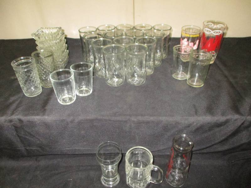 Old Juice Glasses