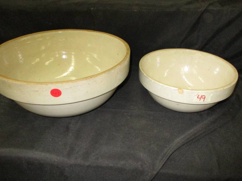 2 nice stoneware bowls