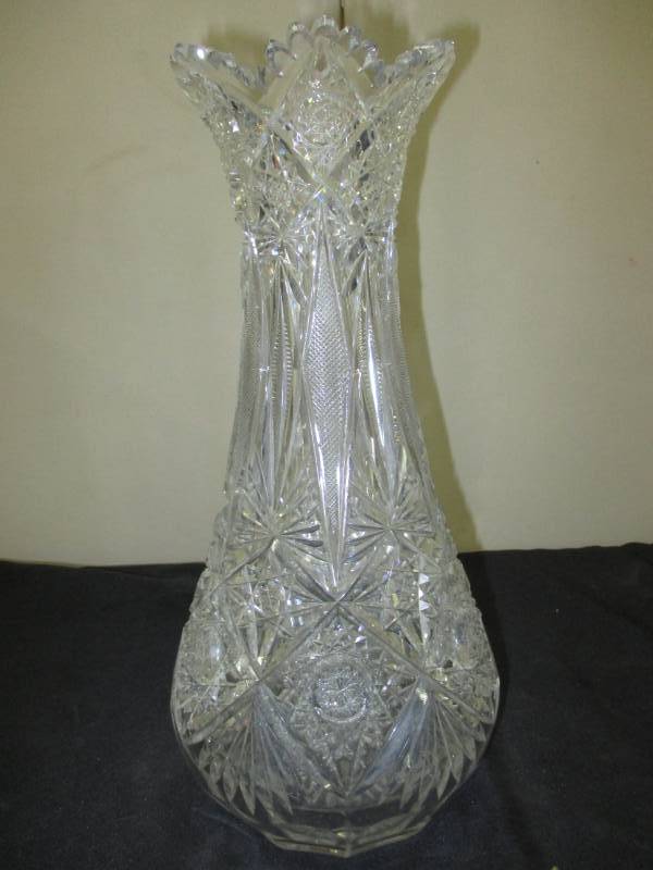 Crystal Vase 14 Tall