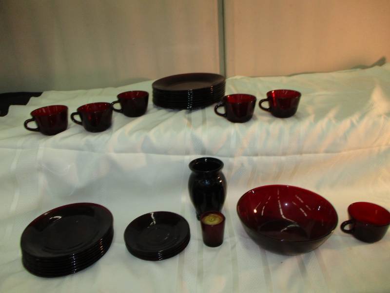 Ruby Red glass