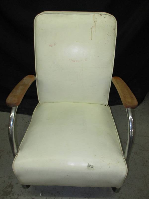 Old Rocker Chair with Chrome