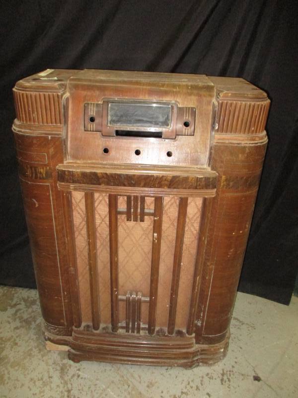 Old empty Radio Cabinet
