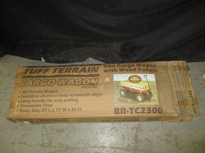 Tuff Terrain Cargo Wagon still in the box With wood Panels needs to be pit together still in box
