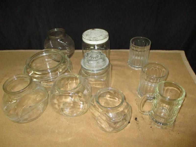 Various Glass Jars