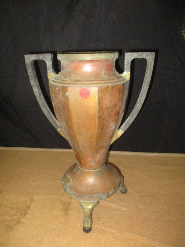 Antique Copper Coffee pot, Small Copper Bucket