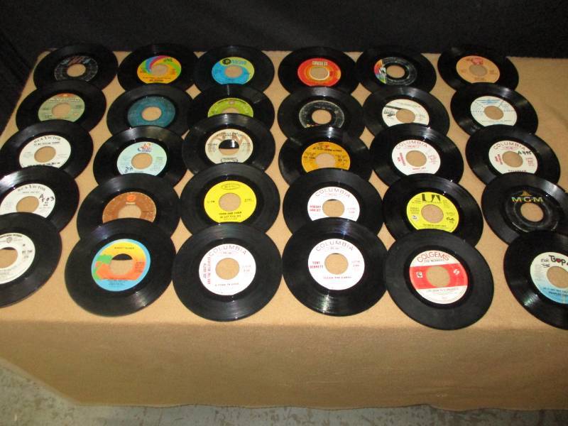 30 Various 45 records