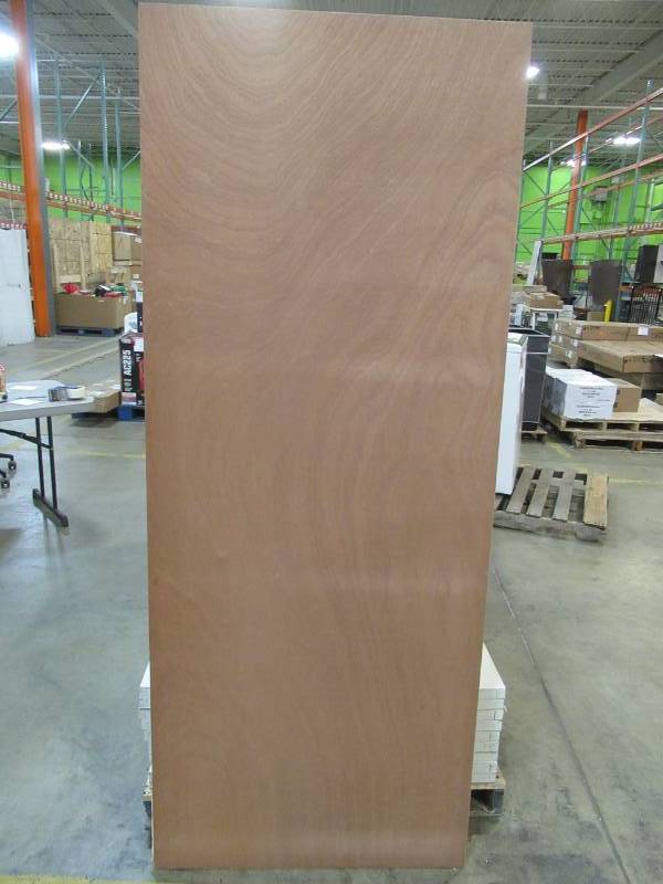 lot 105 image: Reliabilt Lauan Finish 32 x 80 No Bore Door Slab, 10705