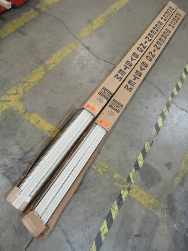 lot 129 image: Screen Tight 1-12 in. Beige Porch Screening System Cap BCAP18