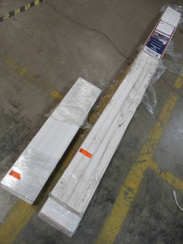 lot 144 image: 7-in x 8-ft and 7-in x 32-in White Pine MDF Wall Plank 929003