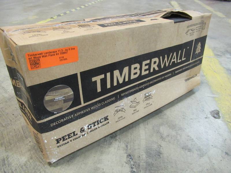 lot 145 image: Timberwall Landscape 11.3-sq ft Desert Wood Wall Plank Kit 758847