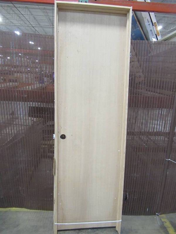 lot 151 image: Reliabilt Flush Hollow Core Oak RH Single Prehung Door (Common 24-in X 80-in) 687687
