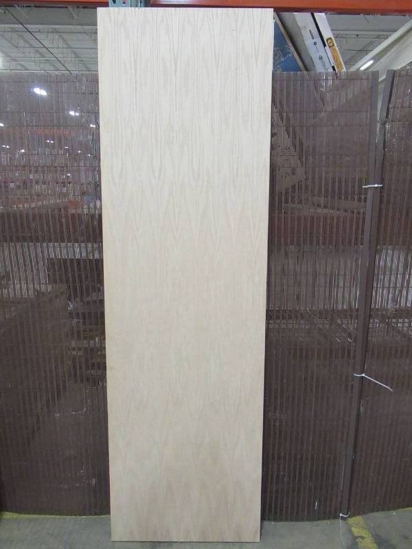 lot 172 image: ReliaBilt BrownUnfinished Solid Core Wood Slab Door (Common 24-in X 80-in) No Bore 12396