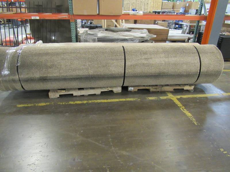 lot 3 image: Carpet Roll 175-200 Square Feet - Light Brown