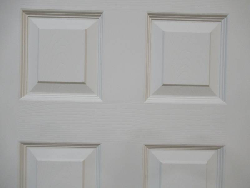 lot 28 image: Reliabilt 28 in x 80 in 6 Panel Primed No Bore Slab door 10974